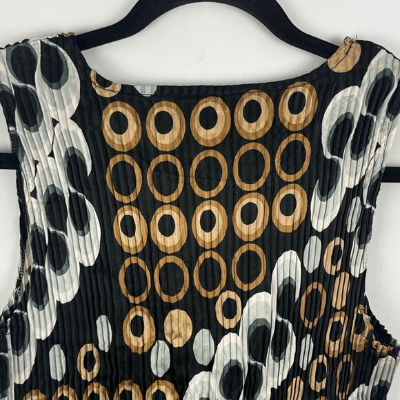 Unbranded Top Blouse Camisole Size S Multicolor Sleeveless Round Neck Polyester - Picture 7 of 9